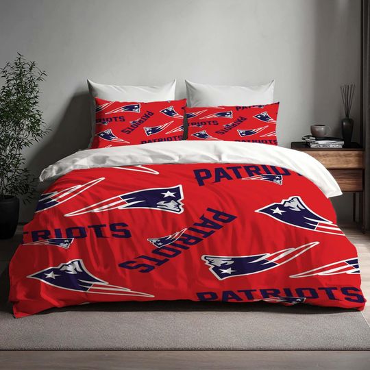 Discover New England Patriots Bedding Set  Duvet Cover and Quilt for Birthday