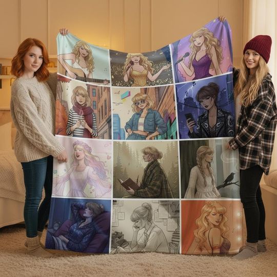 Discover Cozy Merch Fleece Blanket, Soft Tour Blanket, Movie Blanket, Fan Blanket