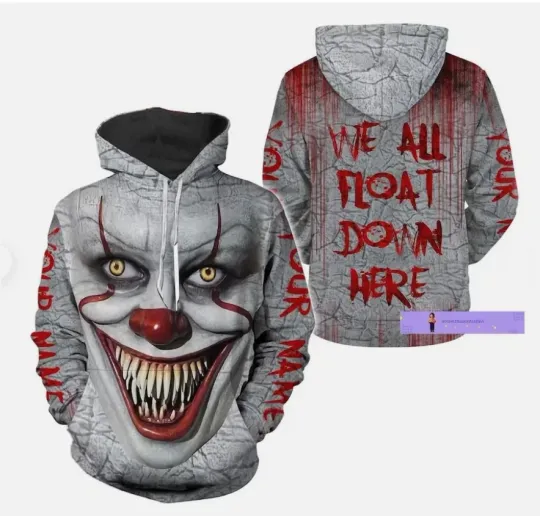 Discover Pennywise 3D HOODIE The Mother Day Gift US Size Christmas Gift Halloween Gift