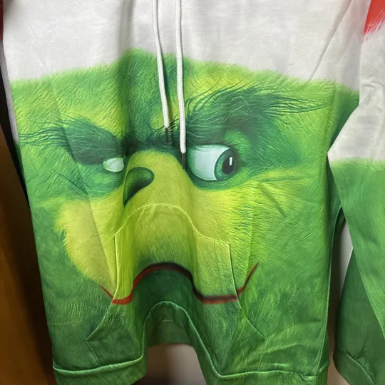 Discover The funny character Christmas 3D Hoodie Merry Grin Hoodie 3d - XL