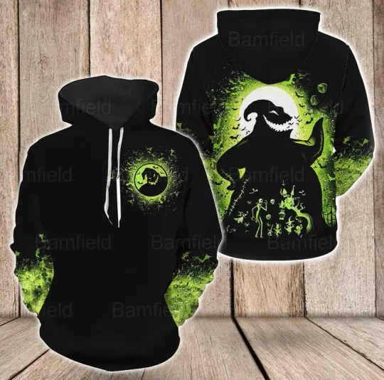 Discover Oogie Boogie Nightmare Before Christmas 3D HOODIE US SIZE ALL OVER PRINT