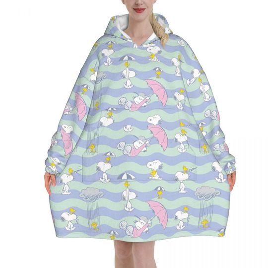Discover Oversized Snoopys Cute Dogs Blanket Hoodie Gifts for Women Men