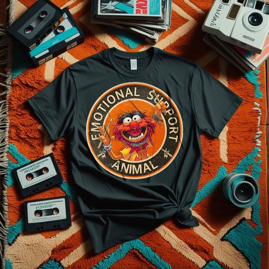 Discover New Vintage Emotional Support Animal Unisex Heavy Cotton Tee, Sweatshirt, Hoodie