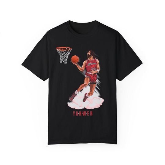 Discover Jesus Basketball Shirt, Jordan Shirt, Yahweh Christian Shirt, Jesus Graphic Comfort Color Shirt, Faith based Shirt