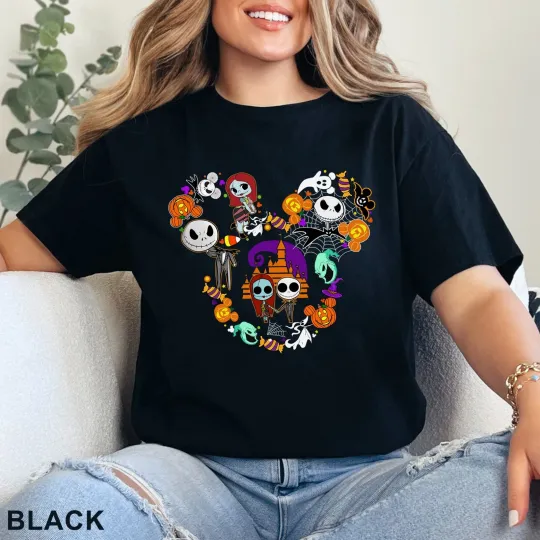 Discover Disney Halloween Nightmare T-Shirt, Christmas Halloween Shirt