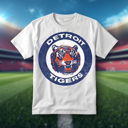 Detroit Tigers Unisex Heavy T-Shirt