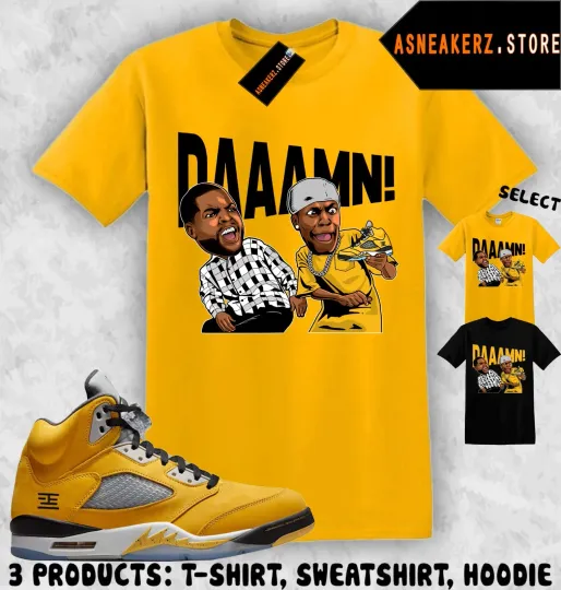 Discover AJ 5 Tokyo T23 Sneaker Matching T-Shirt