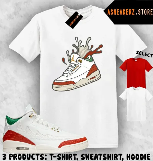 Discover AJ 3 OG El Vuelo Sneaker Matching T-Shirt