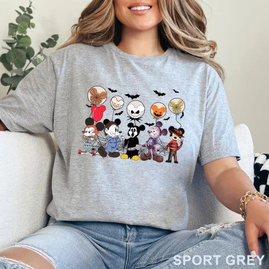 Discover Disney Scary Mickey Halloween T-Shirt, Mickey Halloween Tee