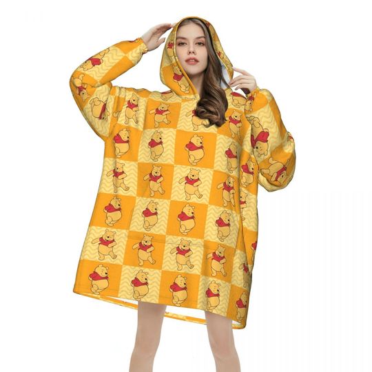 Discover Winnie The Pooh Wearable Blanket Hoodie for Women Men