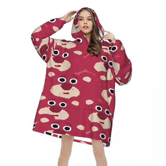 Oversized Lotso Pink Bear Wearable Blanket Gifts for Women Men