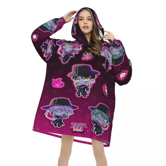 Kpop Demon Hunters Oversized Blanket Hoodie