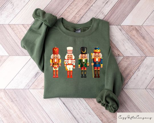 Nutcracker Christmas Sweatshirt, Christmas Gifts, Cute Nutcracker Sweatshirt