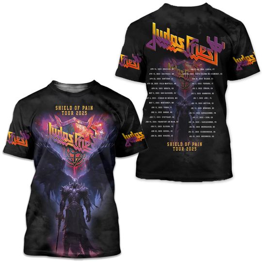 Judas Priest Tour 2025 3D Shirt