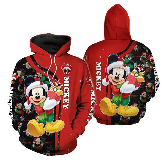 Mickey Mouse Christmas Shirt, Disney Mickey Holiday Sweater, Mickey Cartoon Shirt, Mickey Xmas Party Gift, Magic Kingdom Shirt