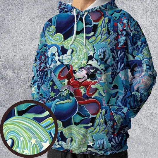 Discover Magical Memories Fantasia All-over Print Hoodie, unisex adults S-5XL