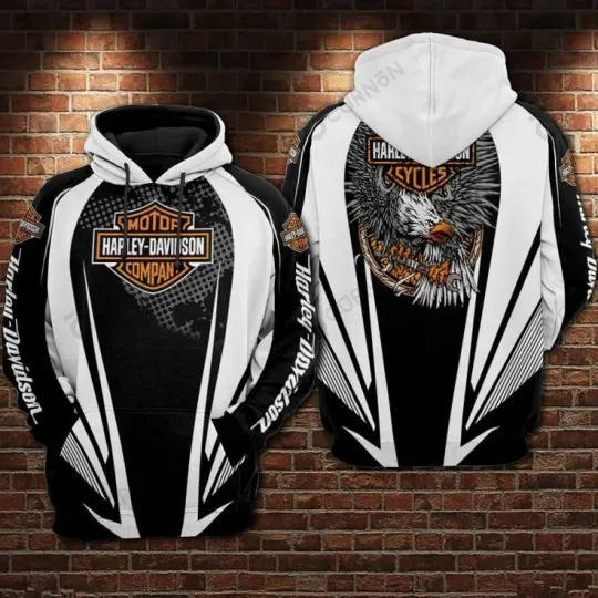 Harley Racing Davidson 3D Hoodie, Gift for Men Women