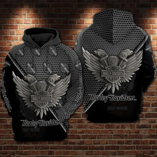 Discover Harley Racing Davidson 3D Hoodie, Gift for Men Women