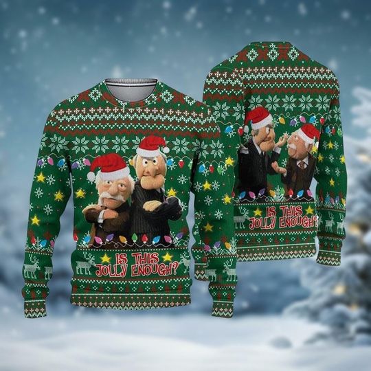 Discover Disney Muppets Christmas Ugly Sweater, Muppet Santa Xmas Sweater, The Muppet Show Shirt, Christmas Gift For Men Women Kid, Holiday Shirt