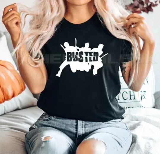 Discover Busted T-Shirt Busted Vs McFly 2025 Tour Kids Music Concert Fan Tee
