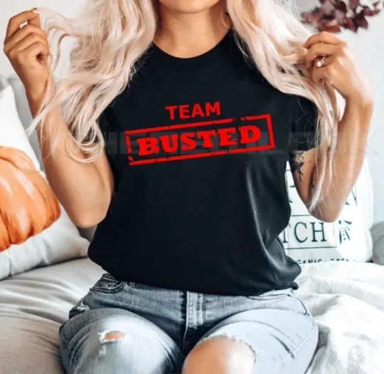 Discover Team Busted T-Shirt - Busted vs McFly 2025 Tour Kids Music Concert Fan
