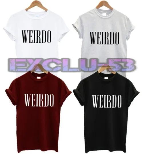 Discover Weirdo Funny T-Shirt Unisex Casual