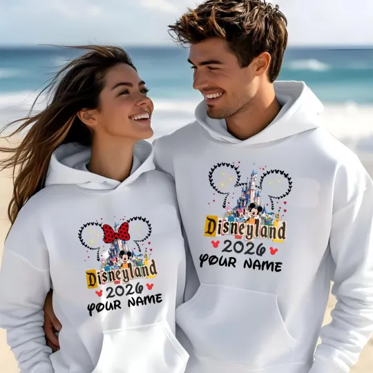 Discover Personalised Disneyland 2026 Hoodie, Disney Family Trip Hoodie, Disneyland Top