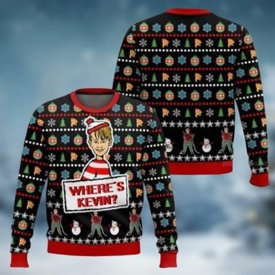 Home Alone Christmas Sweater, Where's Kevin Shirt, Ya Filthy Animal Ugly Sweater, Kevin Mccallister Xmas Sweater, Movie Holiday Sweater