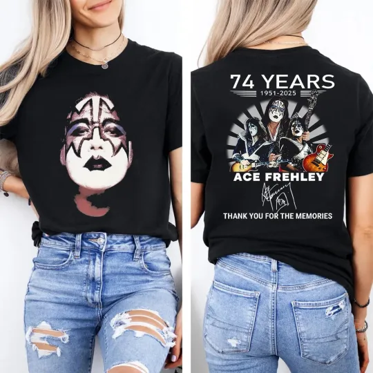 Discover R.I.P Ace Frehley T-Shirt - Thank You Gift - Multicolor