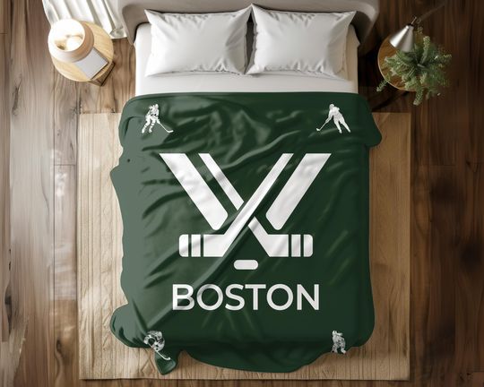 Discover PWHL Boston Fleet Blanket: Soft Hockey Fan Gift
