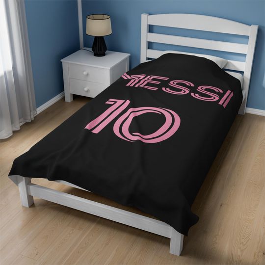 Discover Lionel Messi Kids Blanket: Soft Velveteen Soccer Fan