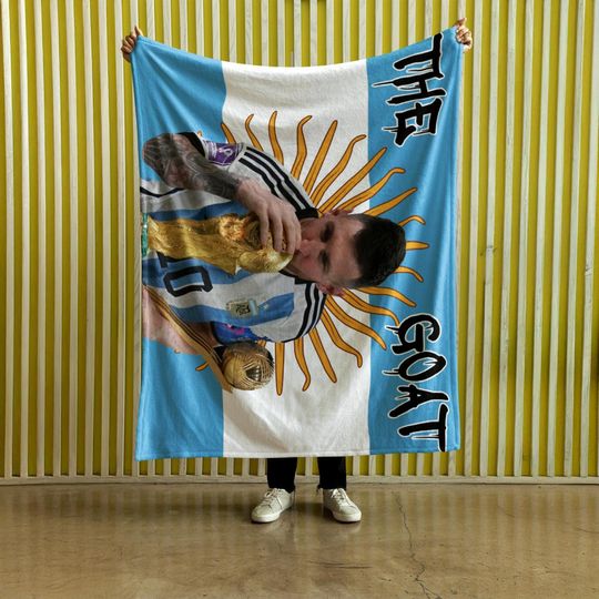 Discover Lionel Messi Blanket, Football Soccer Fan Gift Argentina Soccer Team Messi 10, Messi blanket, Argentina, Blanket for kids
