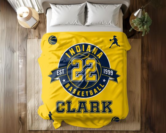 Caitlin Clark Indiana Basketball Blanket