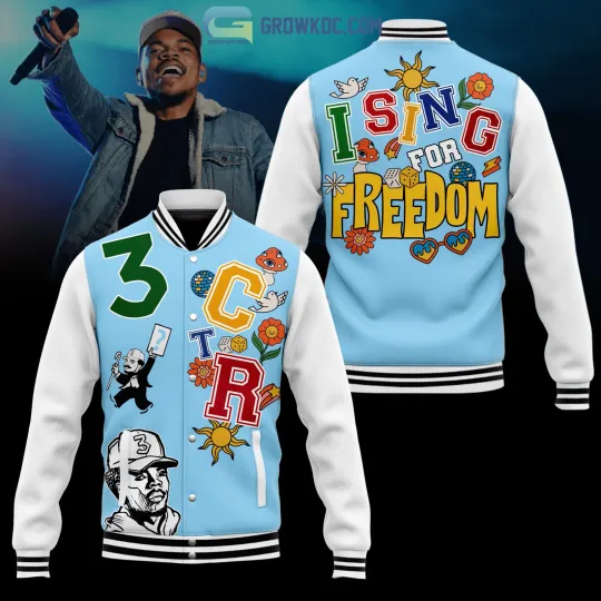 Discover Chance The Rapper I Sing For Freedom Baseball Jacket