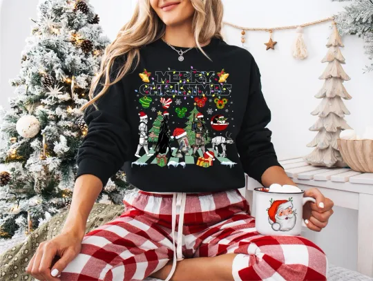 Star Wars Guardians Of The Galaxy Characters Merry Christmas Sweatshirt