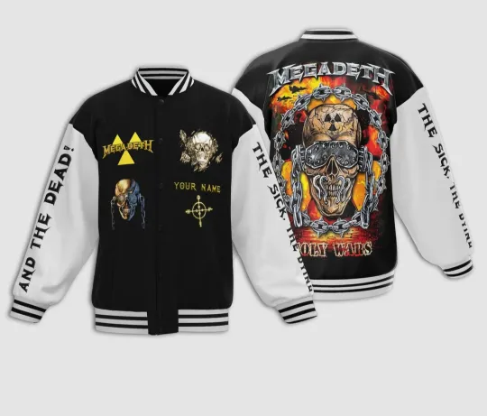 Megadeth Deadband Baseball Jacket