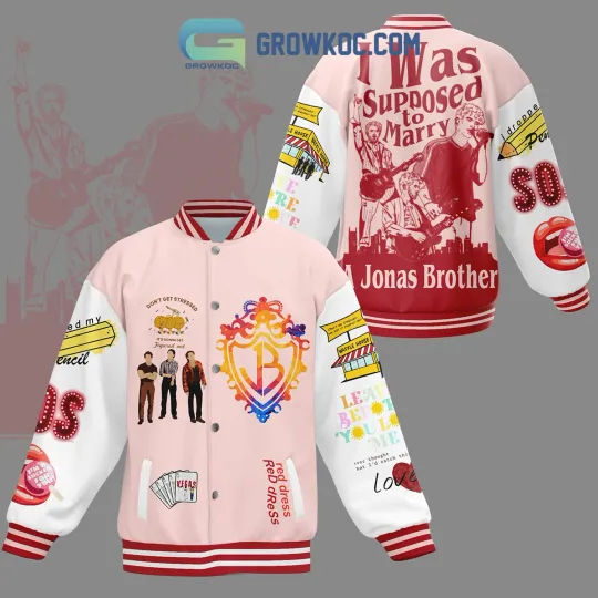 Jonas Brothers I Was Supposed To Marry Baseball Jacket