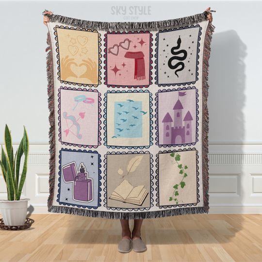 Concert Tour Blanket, Era Inspired Blanket, Custom Name Merch Blanket, Cozy Album Art Decor, Unique Music Fan Gift For Birthday Xmas