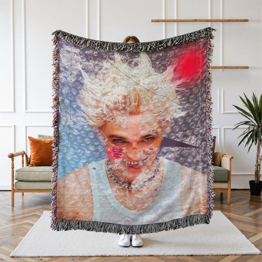 Discover Celebrity Woven Blanket, Tapestry , Pop Culture Fan Merch, Blanket Gift for Fans, Aesthetic Room Decor
