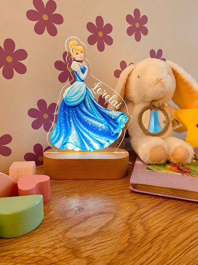 Discover Personalized Cinde Night Light: Kids Nursery Decor