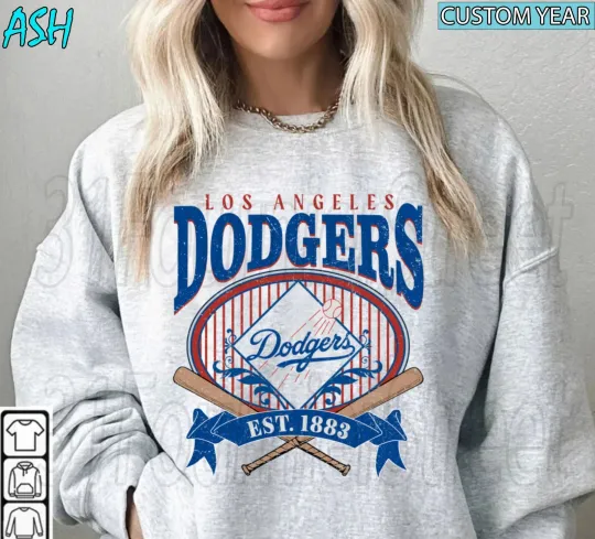 Vtg Los Angeles Baseball 90s Champions Ash Sweatshirt