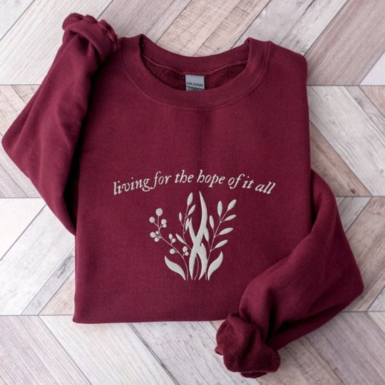 Discover Hope of It All Sweatshirt: Country Girl Gift, Trendy Casual Outfit