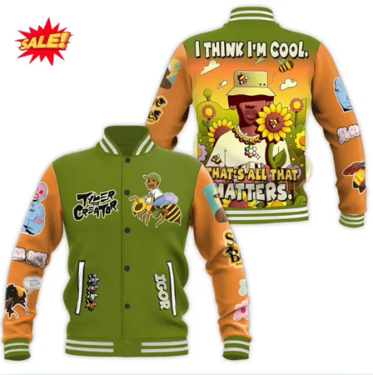 Tyler, The Creator Baseball Jacket All Size