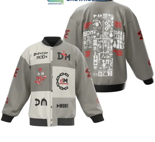 Discover Depeche Mode Personal Jesus Reach Out Touch Faith Baseball Jacket