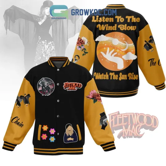 Discover Fleetwood Mac Watch The Sunrise Baseball Jacket