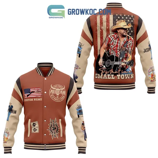 Jason Aldean Try That In A Small Town Highway Desperado Tour Baseball Jacket