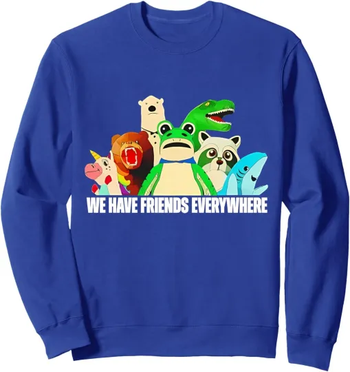 Discover Portland Frog We Have Friends Everywhere Unisex Crewneck Sweatshirt