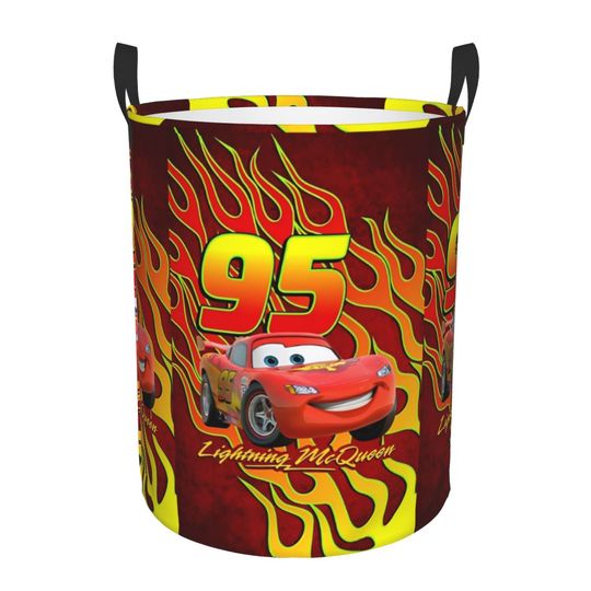 Discover 95 Lightning Mcqueen Decor Laundry Baskets Hamper Decorative Storage Basket for Bedroom