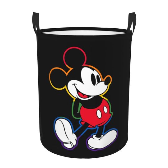 Mickey Rainbow Outline Toy Laundry Baskets