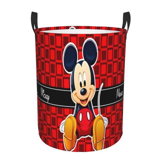 Disney Mickey Mouse Minnie Decor Kid's Toys Laundry Baskets